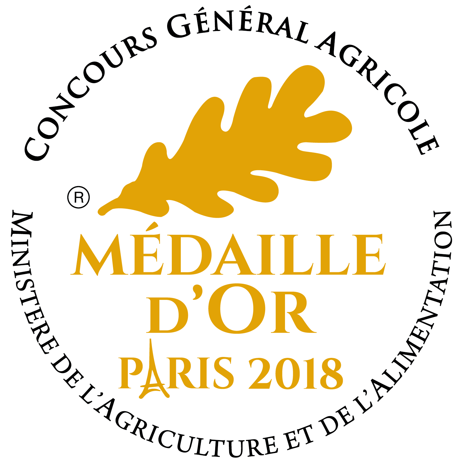 medaille or agriculture huitre